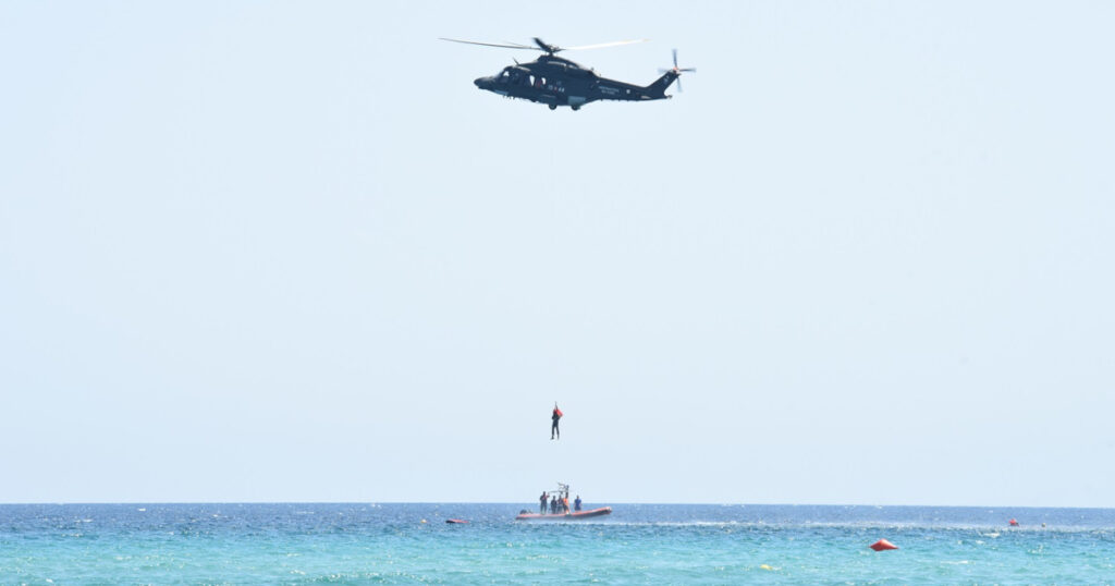 Aeronautica militare, a Otranto addestramento alla sopravvivenza in mare per il 61° Stormo