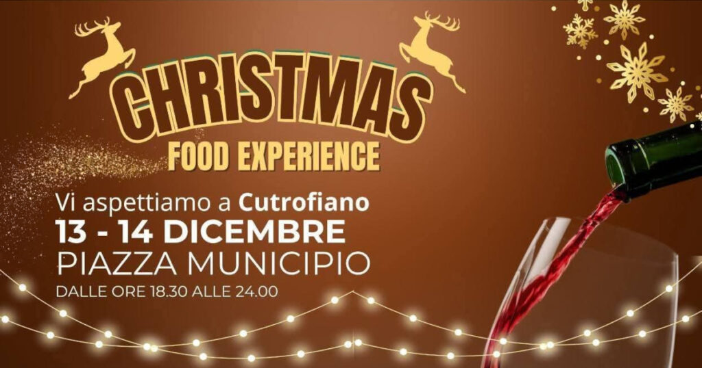 Cutrofiano apre il Natale con la “Christmas Food Experience”
