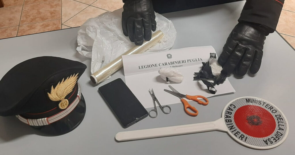 Ricettazione e spaccio, tre arresti a Melissano