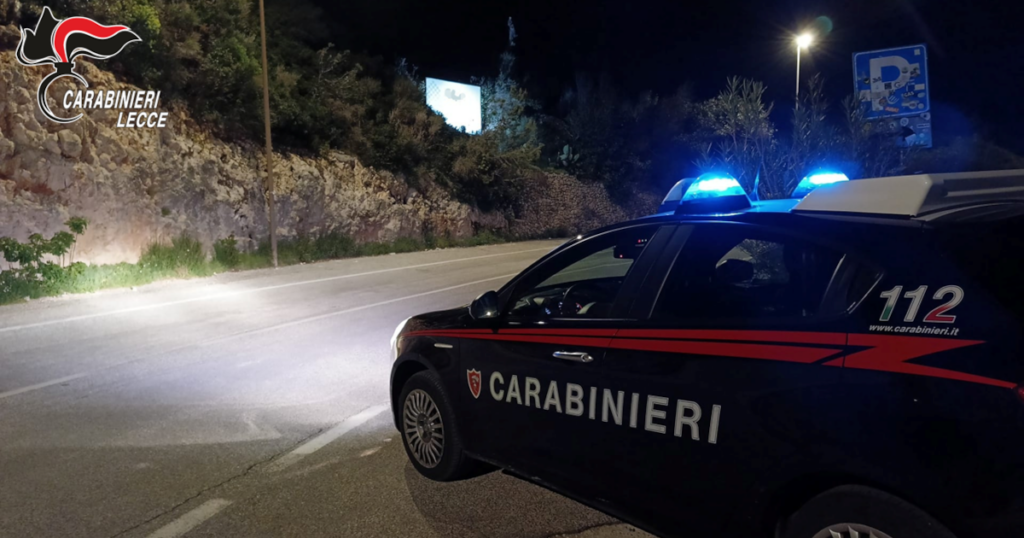 Gagliano del Capo, investe un pedone e fugge. Si costituisce dai Carabinieri