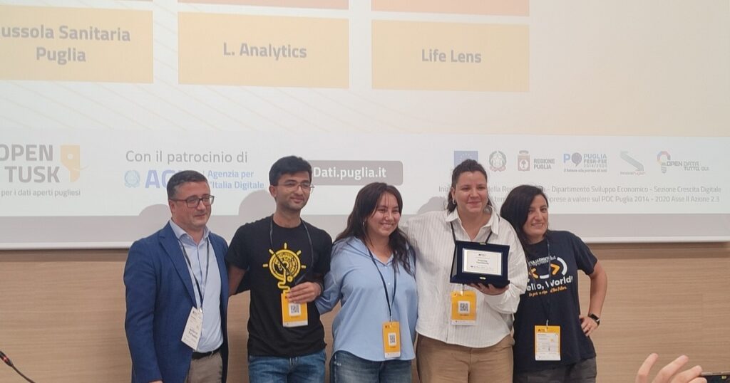 UniSalento, pioggia di premi al Data Hackaton della Regione Puglia