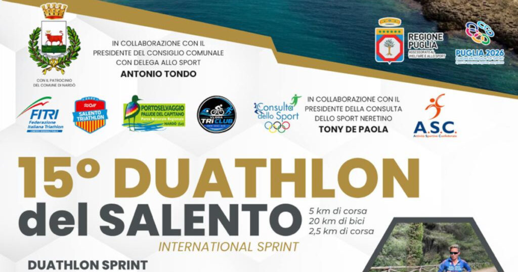 Nardò, a Porto Selvaggio torna il “Duathlon del Salento”