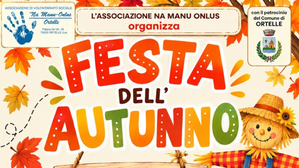Ortelle si prepara alla Festa dell’Autunno, tra animazione, musica e sapori
